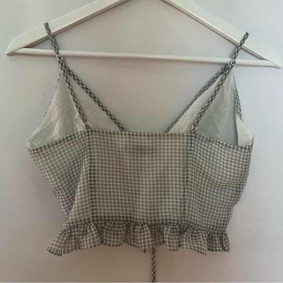 The East Order cropped gingham top - Picture 2 of 2